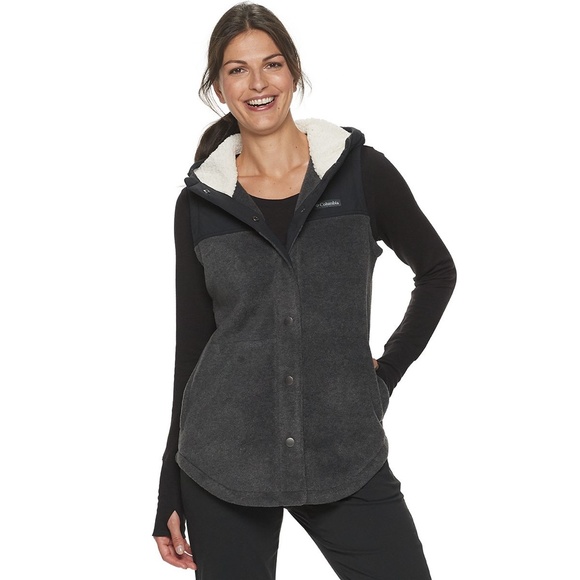 Columbia Jackets & Blazers - Columbia women's Benton Springs Overlay Vest M Gray